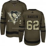 Maglia Hockey Bambino Pittsburgh Penguins Carl Hagelin 2018 Salute To Service Verde Militare