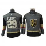 Maglia Hockey Bambino Vegas Golden Knights Marc-andre Fleury Home Autentico Gris