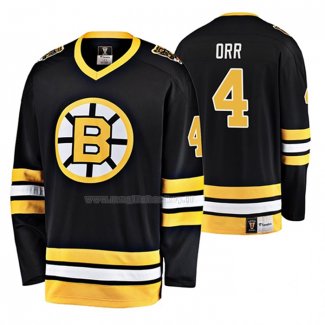 Maglia Hockey Boston Bruins Bobby Orr 1962 Heritage Premier Breakaway Nero