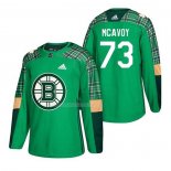 Maglia Hockey Boston Bruins Charlie Mcavoy 2018 Dia de San Patricio Verde