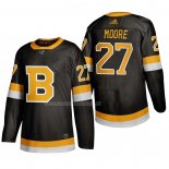 Maglia Hockey Boston Bruins John Moore Alternato 2019-20 Nero