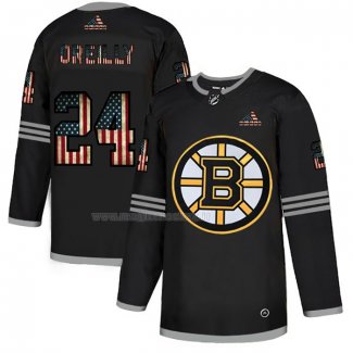Maglia Hockey Boston Bruins Terry O'reilly 2020 USA Flag Nero