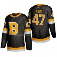 Maglia Hockey Boston Bruins Torey Krug Alternato 2019-20 Nero
