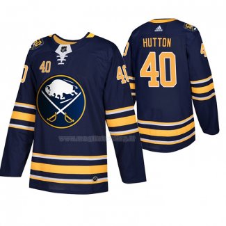 Maglia Hockey Buffalo Sabres Carter Hutton Home Autentico Blu