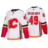 Maglia Hockey Calgary Flames Hunter Shinkaruk Away Premier 2017-2018 Bianco