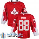 Maglia Hockey Canada Brent Burns 2016 World Cup Rosso