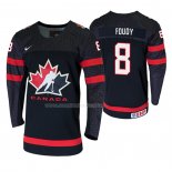Maglia Hockey Canada Liam Foudy 2020 Iihf World Junior Championship Nero