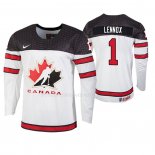 Maglia Hockey Canada Tristan Lennox 2019 Hlinka Gretzky Cup Bianco