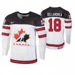 Maglia Hockey Canada Ty Dellandrea 2020 Iihf World Junior Championship Bianco