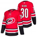 Maglia Hockey Carolina Hurricanes Cam Ward Home Autentico 2018 Rosso