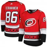 Maglia Hockey Carolina Hurricanes Teuvo Teravainen 25th Anniversary Autentico Rosso