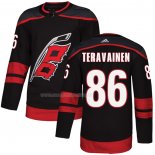Maglia Hockey Carolina Hurricanes Teuvo Teravainen Autentico Alternato Nero