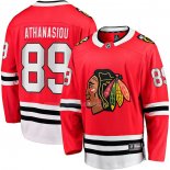 Maglia Hockey Chicago Blackhawks Andreas Athanasiou Home Breakaway Rosso