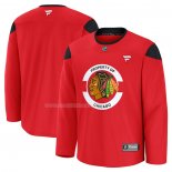 Maglia Hockey Chicago Blackhawks Practice Rosso