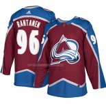 Maglia Hockey Colorado Avalanche Mikko Rantanen Autentico Home 2018 Rosso