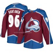 Maglia Hockey Colorado Avalanche Mikko Rantanen Autentico Home 2018 Rosso