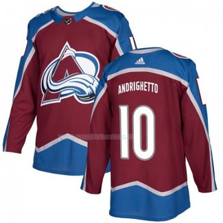 Maglia Hockey Colorado Avalanche Sven Andrighetto Home Autentico Rosso