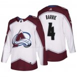 Maglia Hockey Colorado Avalanche Tyson Barrie 2018 Bianco