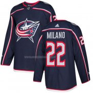 Maglia Hockey Columbus Blue Jackets Milano Home Autentico Blu