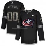 Maglia Hockey Columbus Blue Jackets Personalizzate Black Shadow Nero