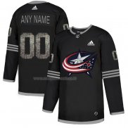 Maglia Hockey Columbus Blue Jackets Personalizzate Black Shadow Nero