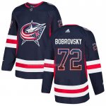 Maglia Hockey Columbus Blue Jackets Sergei Bobrovsky Drift Fashion Blu