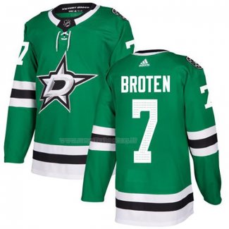Maglia Hockey Dallas Stars Broten Home Autentico Verde