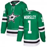 Maglia Hockey Dallas Stars Gump Worsley Home Autentico Verde