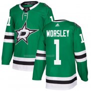 Maglia Hockey Dallas Stars Gump Worsley Home Autentico Verde