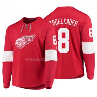 Maglia Hockey Detroit Red Wings Justin Abdelkader Platinum Rosso