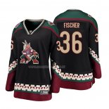 Maglia Hockey Donna Arizona Coyotes Christian Fischer Heritage Alternato Breakaway Nero