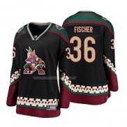 Maglia Hockey Donna Arizona Coyotes Christian Fischer Heritage Alternato Breakaway Nero