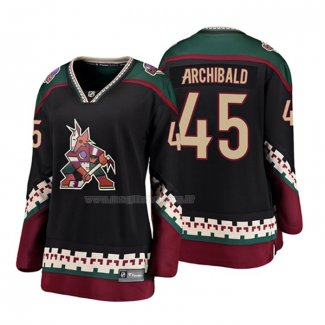 Maglia Hockey Donna Arizona Coyotes Josh Archibald Heritage Alternato Breakaway Nero