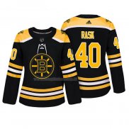 Maglia Hockey Donna Boston Bruins Tuukka Rask Autentico Giocatore Nero
