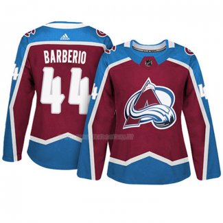 Maglia Hockey Donna Colorado Avalanche Mark Barberio Autentico Giocatore Maroon