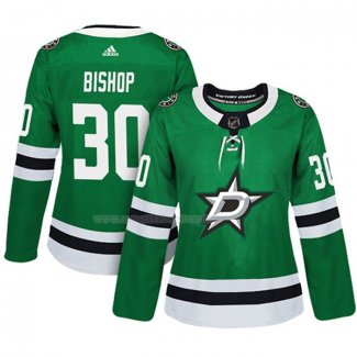 Maglia Hockey Donna Dallas Stars Ben Bishop Adizero Giocatore Home Verde