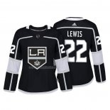 Maglia Hockey Donna Los Angeles Kings Trevor Lewis Autentico Giocatore Nero