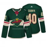 Maglia Hockey Donna Minnesota Wild Devan Dubnyk Autentico Giocatore Verde