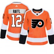 Maglia Hockey Donna Philadelphia Flyers Michael Raffl Autentico Giocatore Arancione