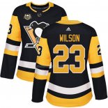 Maglia Hockey Donna Pittsburgh Penguins Scott Wilson 50 Anniversary Home Premier Nero