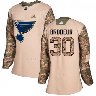 Maglia Hockey Donna St. Louis Blues Jake Allen Autentico Giocatore Blu