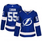 Maglia Hockey Donna Tampa Bay Lightning Braydon Coburn Autentico Giocatore Blu