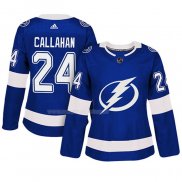 Maglia Hockey Donna Tampa Bay Lightning Ryan Callahan Autentico Giocatore Blu