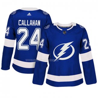Maglia Hockey Donna Tampa Bay Lightning Ryan Callahan Autentico Giocatore Blu