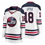 Maglia Hockey Donna Winnipeg Jets Bryan Little Heritage Breakaway Bianco