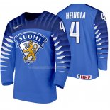Maglia Hockey Finlandia Ville Heinola Away 2020 Iihf World Junior Championship Blue