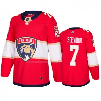 Maglia Hockey Florida Panthers Colton Sceviour Home Autentico Rosso