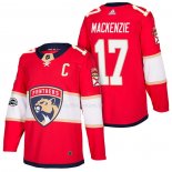 Maglia Hockey Florida Panthers Derek Mackenzie Autentico Home 2018 Rosso
