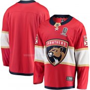 Maglia Hockey Florida Panthers Home 2024 Stanley Cup Champions Breakaway Rosso