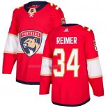 Maglia Hockey Florida Panthers James Reimer Home Autentico Rosso